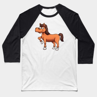 Cute Horse Baseball T-Shirt